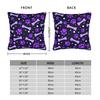 Dog Paw Print And Bone Pillow Case Soft Pillow Cover Fashion Pillowcases For Living Room Sofa
