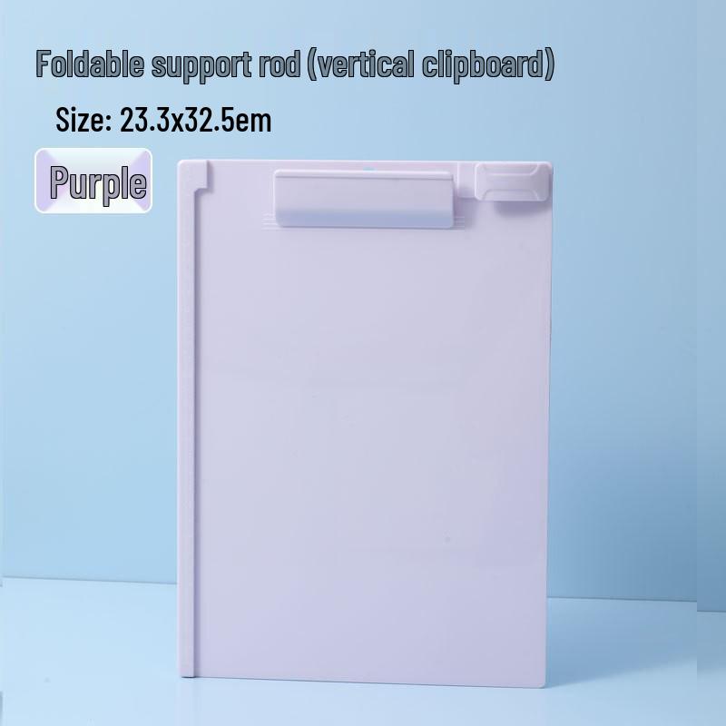 A4 Thickened Acrylic Standable Clipboard for Students and Office.