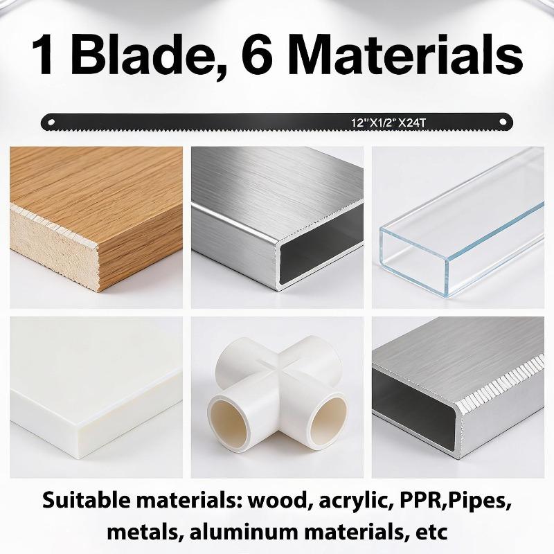 Carbon Steel Hand Saw Blades Set Universal Replacement Mini Hacksaw Blade For Cutting Wood Metal Plastic DIY Hand Tool Wholesale