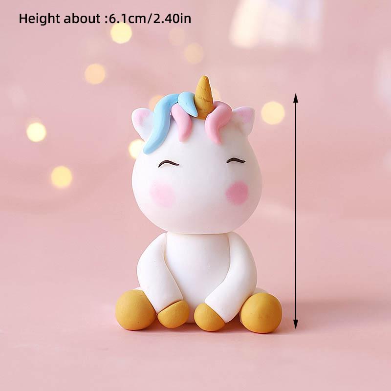Rainbow Cake Topper Unicorn Birthday Party Decoration Kids Toddlers Birthday Party Happy Birthday Colorfu Rainbow Theme Supplies