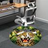 1pc Jaguar, Jungle Print Chair Carpet for Office, Soft Comfortable Mat For Office, Living Room, Bedroom, Machine Washable Carpet yy251112166