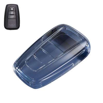 LETINGFAR Schlüsselhülle, Für Toyota, Smart Key Hülle, Schlüsselabdeckung, Transparentes TPU-Material, 3