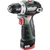 Cordless Drill Driver Metabo PowerMaxx BS BL 601721500 12 V 2 Ah Li-Ion + 2 Batteries