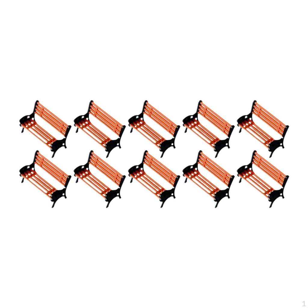 Miniature Bench for Dollhouse, Fairy Garden Accessory, Micro Landscape Item Display