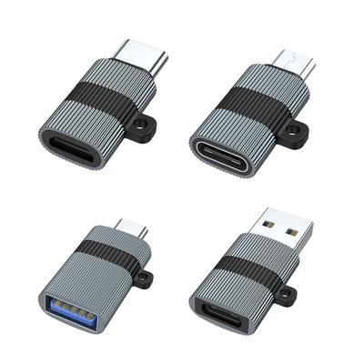Tragbare Typ-C-zu-USB-Konverter für Reise- und Bürogebrauch mit solidem Schnittstellendesign, Metallkonstruktion, schneller Zugriff