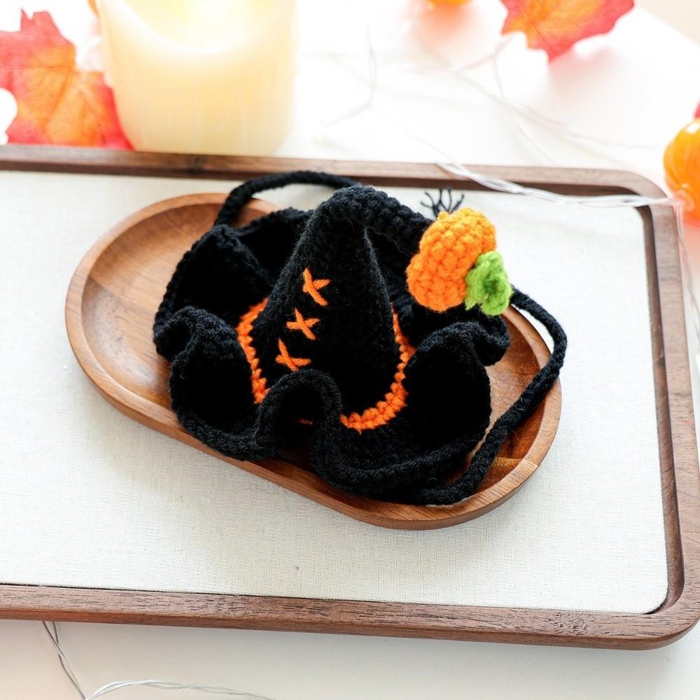 Woven Design Dog Wizard Hat Washable Mini Pumpkin Hat Funny Halloween Pet Hat Halloween Party