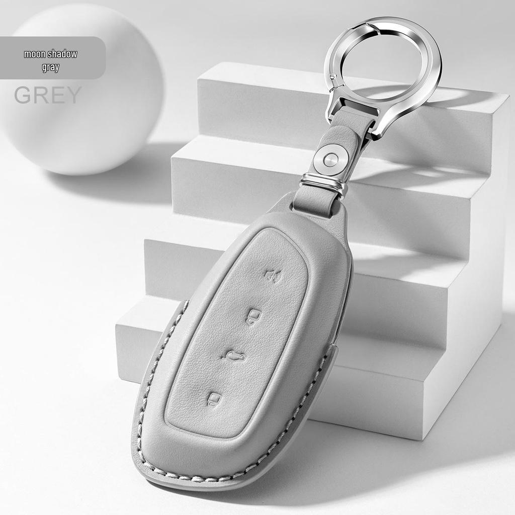 New Generation Haval Big Dog Key Case: Genuine Leather Key Holder for Xiaolong Max, Menglong, New Energy H9, H5