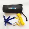 Portable Grapnel Anchor Kit, Folding Fit for Sailboat Kayak Fishing Boat Raft