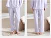Women's Long Sleeve Modal Cotton Pajamas - Thin, Plus Size Home Wear for Middle-Aged Moms, Ideal for Spring, Autumn, and Winter