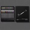 10pcs Mini Hand Screwdriver Kit 0.5-3mm for Eyeglass and Watch Maintenance