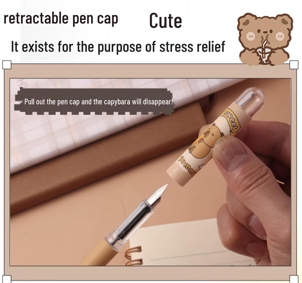 Löschbarer thermosensitiver Füllfederhalter für Kalligraphie in der dritten Klasse - Nachfüllbar, kinderfreundlich und perfekt für Anfänger.