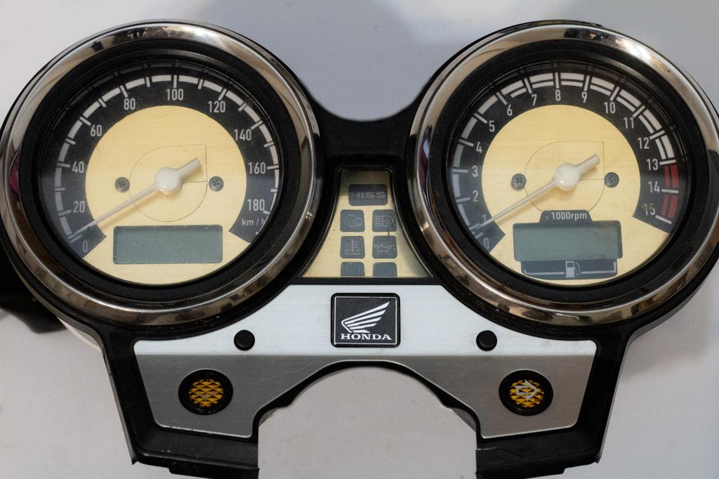Motorcycle Custom Meter Panel CB400SF HYPER VTEC Revo Model/year (gold, & BOLD'OR (NC42 Early, 07~13))