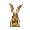 Decoração de Páscoa Coelhos da Primavera Coelho de Resina Fofo Ornamento Coelhos Dourados Estatueta Coelho Estátua Coelho Figuras de Coelho Decoração de Casa