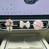 Aromatherapy Car Interior Tulip Hydrangea Car Air Conditioning Vent Decoration Flower Diffuser Stone Goddess Fragrance Premium