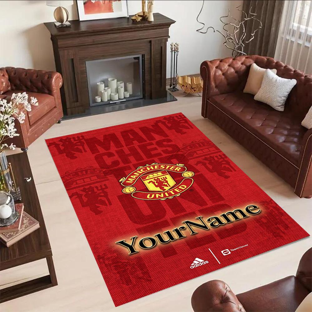 Manchester Customizable Name Floor Mat Suitable for Decorate room Dormitory Bedrooms Living Rooms Antislip Carpet Office home decor