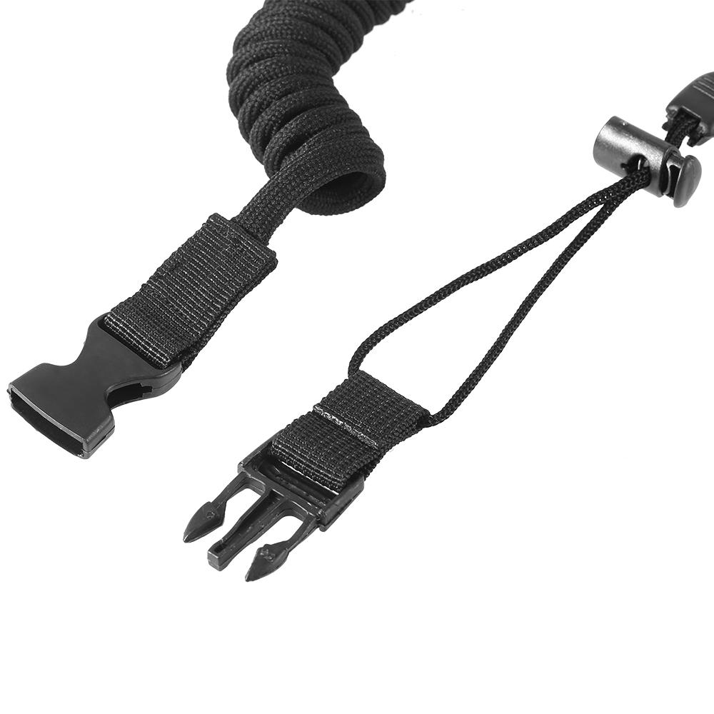 Elastic Paddle Leash Kayak Canoe Fishing Rod Rowing Boats Coiled Lanyard Cord Tie Rope
