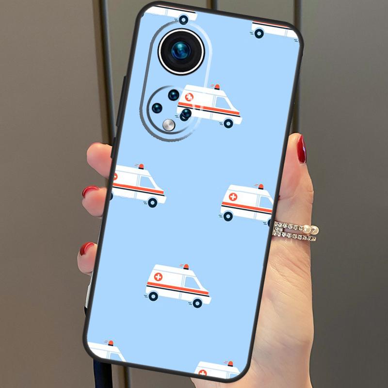 

EMT EMS Скорая помощь для Huawei P30 Pro P20 P40 Nova 5T 9 P Smart Z 2021 Чехол Coque для Honor 8X 9X 10i 50 Lite Huawei Nova 9