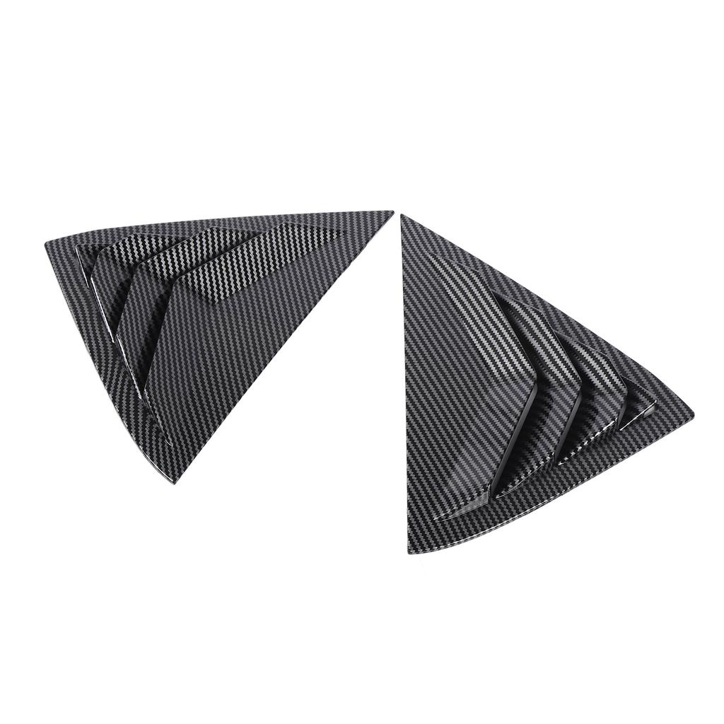 1 P  Rear Side Window Louver Privacy   Reduce Temperature Window Louver   Vent Scoop Shade Cover Blind for   MK7 7.5 2008 to 2017