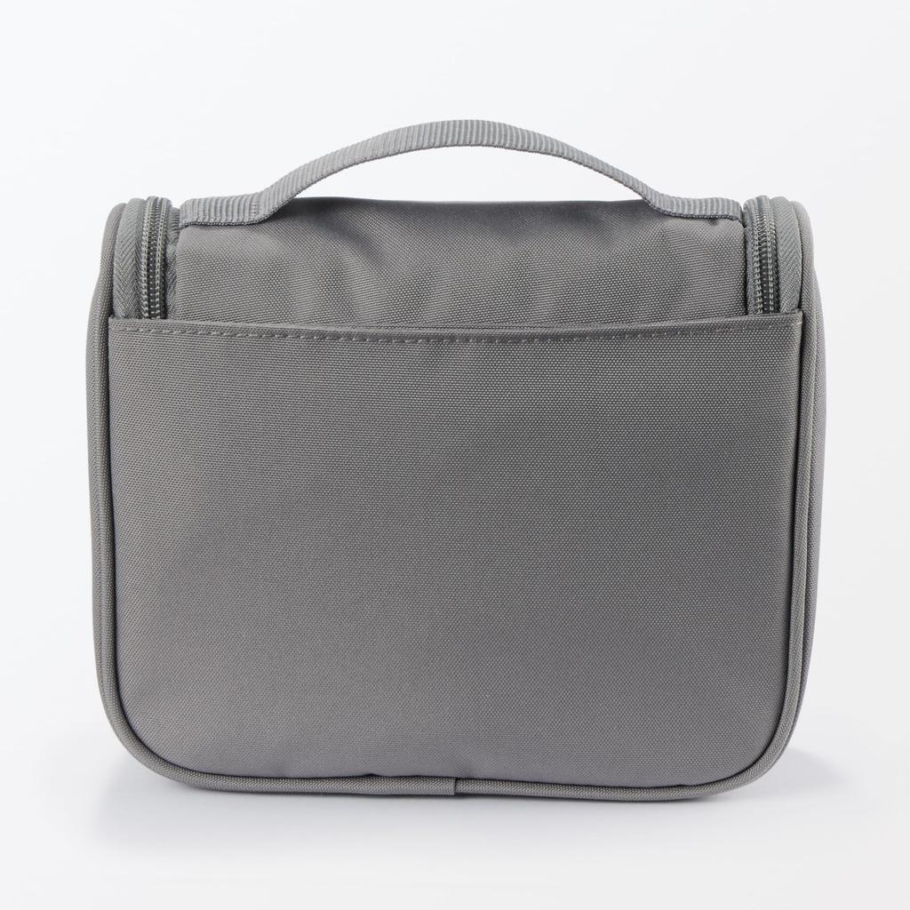 MUJI Polyester Hengende Toalettmappe Medium 16 x 19 x 6 Produkt 84769696 Etui, Grå, Ca.. cm, Kode