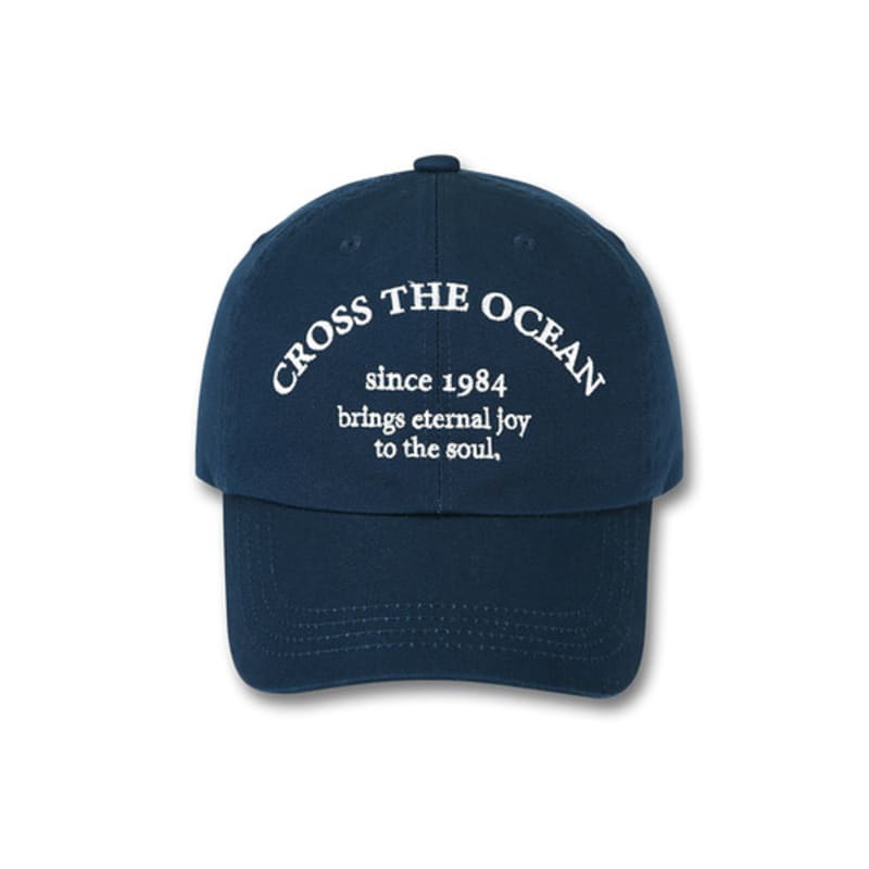 DOLPHIN WAVE APPAREL Dolphin Lettering Ball Cap_123824NV