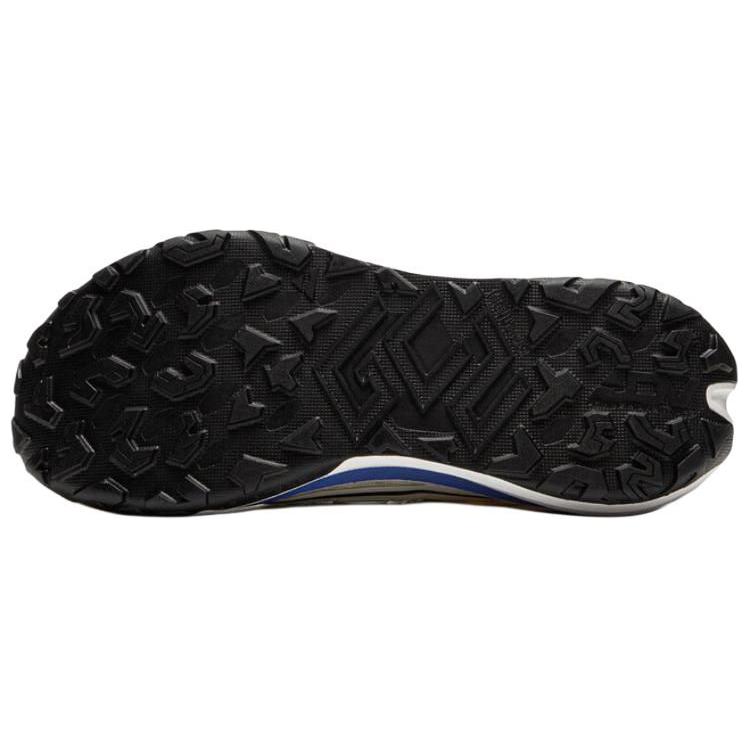 New LiNing Dilu Cushioning, Slip Resistant, Abrasion Resistant, Rebound Low Top Running Shoes Men's Beige White Black ARNU009-1