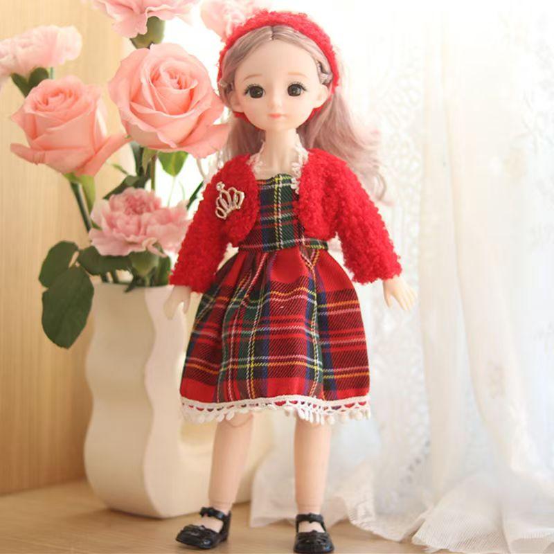 Oblečení pro 30cm panenku Pěkné šaty 1/6 BJD panenka DIY Oblékání Lolita Princeznovská sukně Oblečení Hračka pro dívku Sváteční dárek Doplňky pro panenku