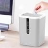 Dustbin Office Desktop For Home with Swing Lid Trash Can Garbage Basket Waste Bin Sundries Barrel