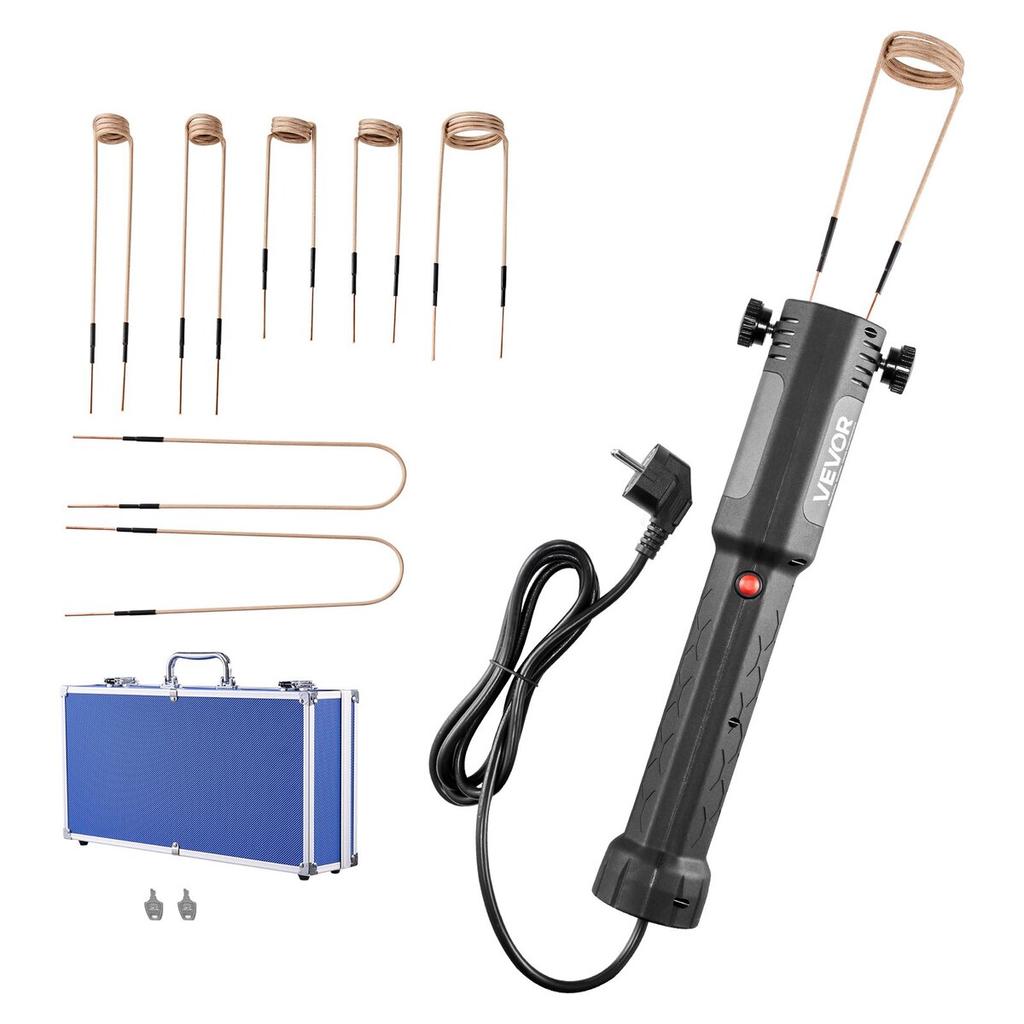 Induction Heater Bolt Removal, 1100W 230V Magnetic Induction Heater Kit, Handheld Nut Buster Tool, Mini Heating Machine for Rusty Screw Removing, Car