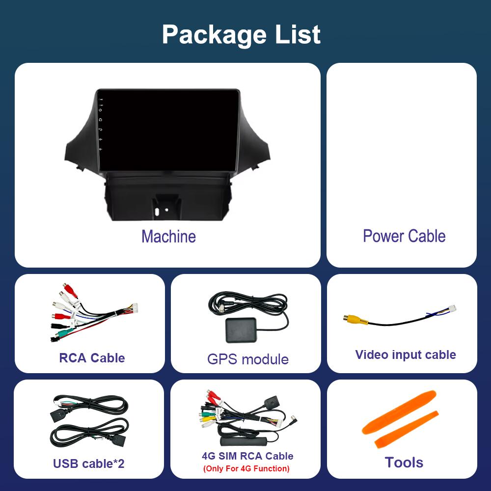 Android 14 System Car Radio Multimedia Player for Chevrolet Orlando 2010 - 2018 GPS Navi WiFi HD Touch Screen DSP Stereo 4G