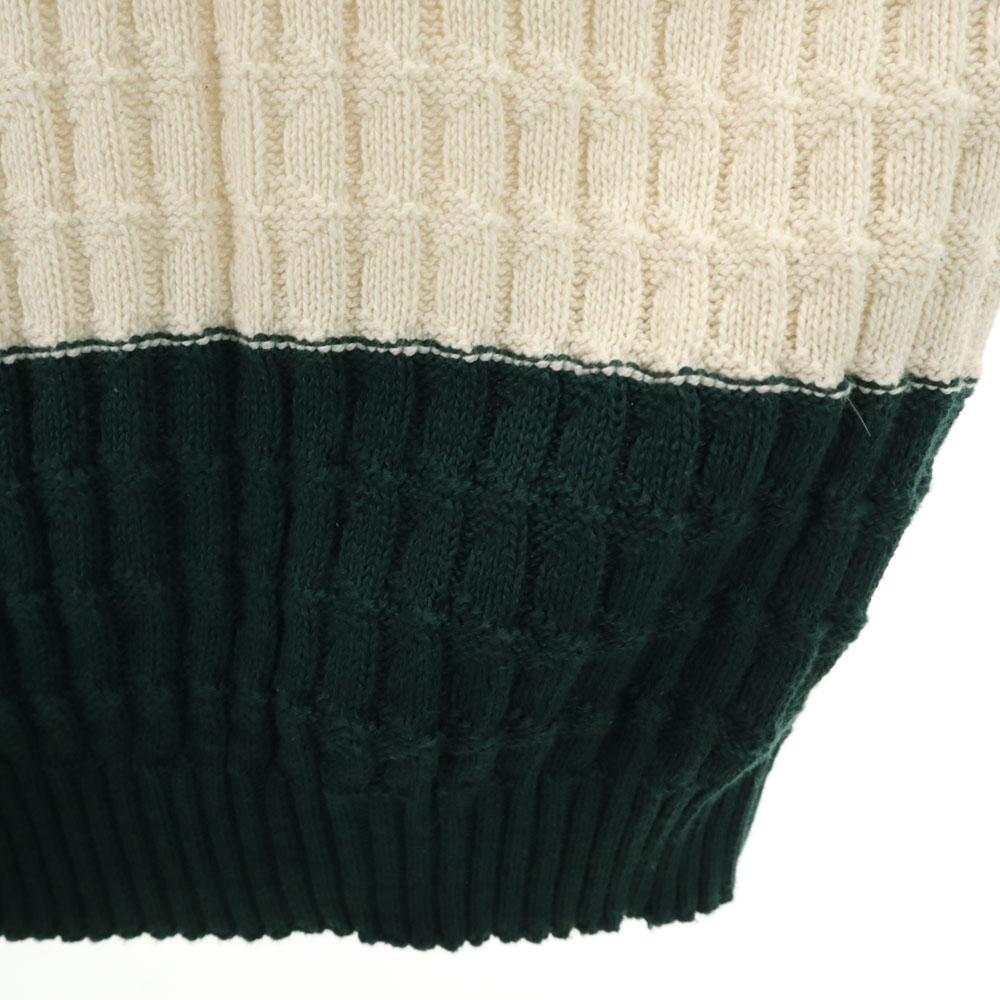 Lee SPORT 90s Old USA made Border Pattern Long sleeve sweater L knit Men's Used