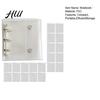 A8 Binder Notebook Scrapbook Mini 3-Ring PVC Clear Cover with Colorful Inserts Portable Planner Closure Photo Album Card Organizer for Journaling High