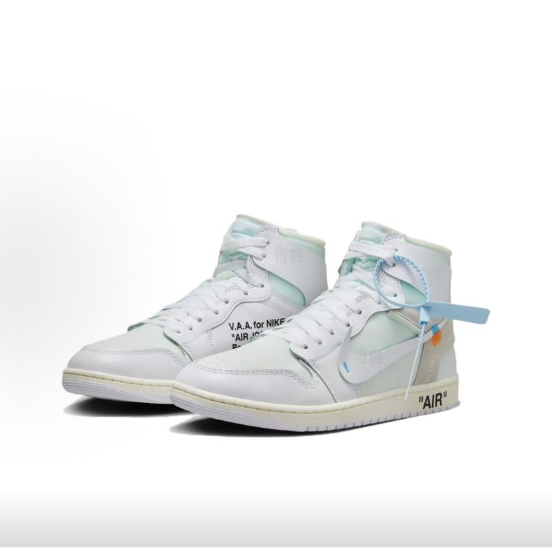 Sneakersy Unisex Off-White x Air Jordan 1 Retro High OG Alaska AA3834-100