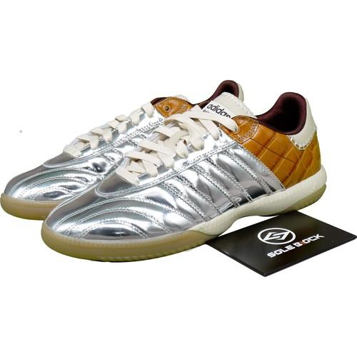 

Adidas x Wales Bonner Samba OG Silver Metallic Easy Yellow IH5777 Unisex EU 42.5 серебряный