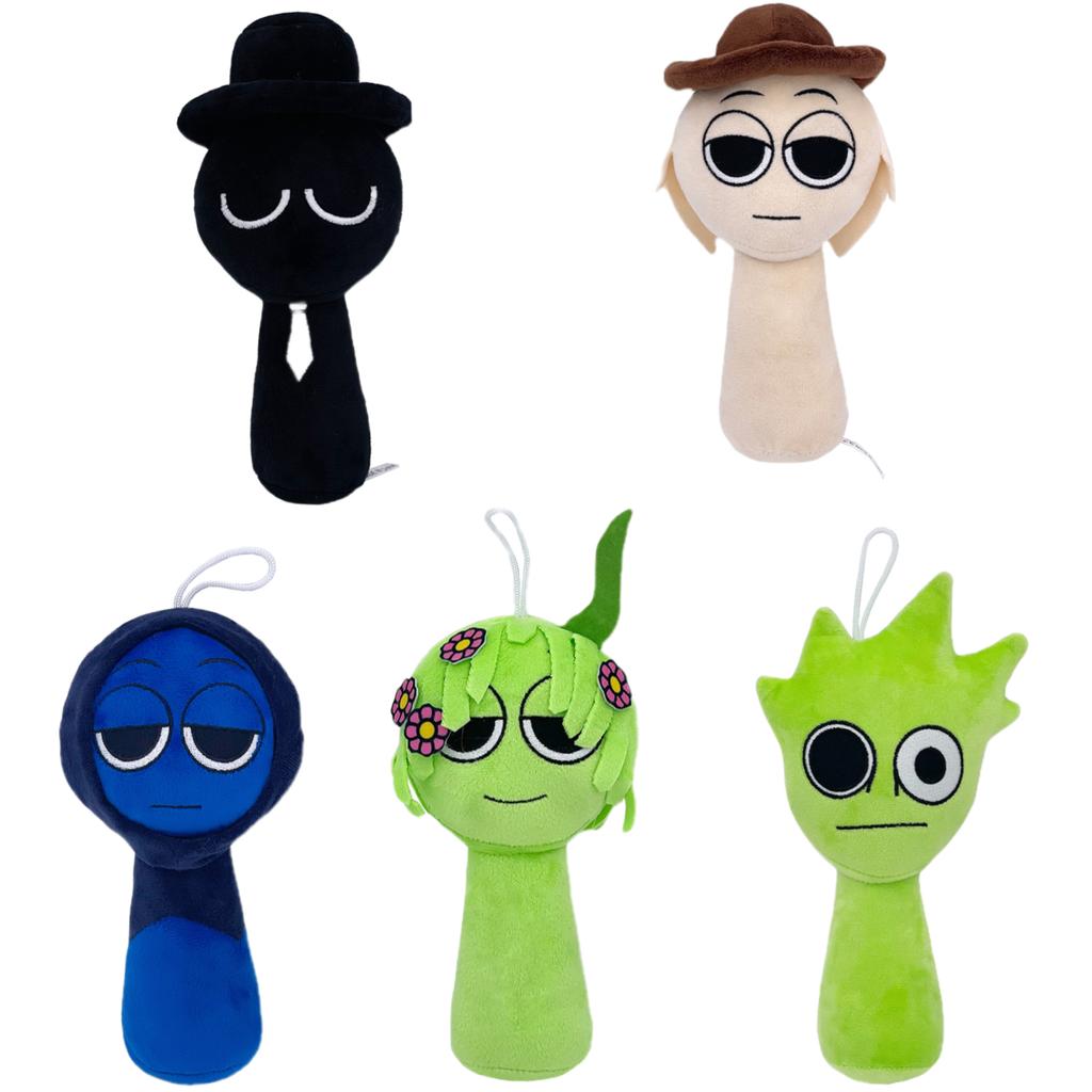 Sprunki Plush Toys Sprunki Incredibox Plush Doll Sprunki Game Cartoon Pillow Kids Birthday Gifts Stuffed Dolls Christmas Gift