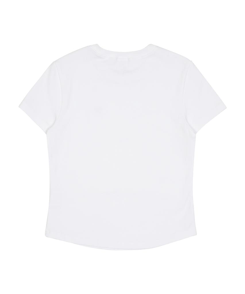 THE COLDEST MOMENT (W) Tcm Mini Logo Curved T (White)