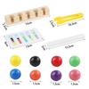 Test Tube Clip Beads Toy Children Logic Concentration Fine Motor Training Game Montessori Teaching Aids Educational Toy for Kids