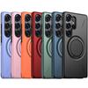 Invisible Samsung S25 Ultra Magnetic Phone Case for S24FE/S23, Compatible with A55/A14 Models