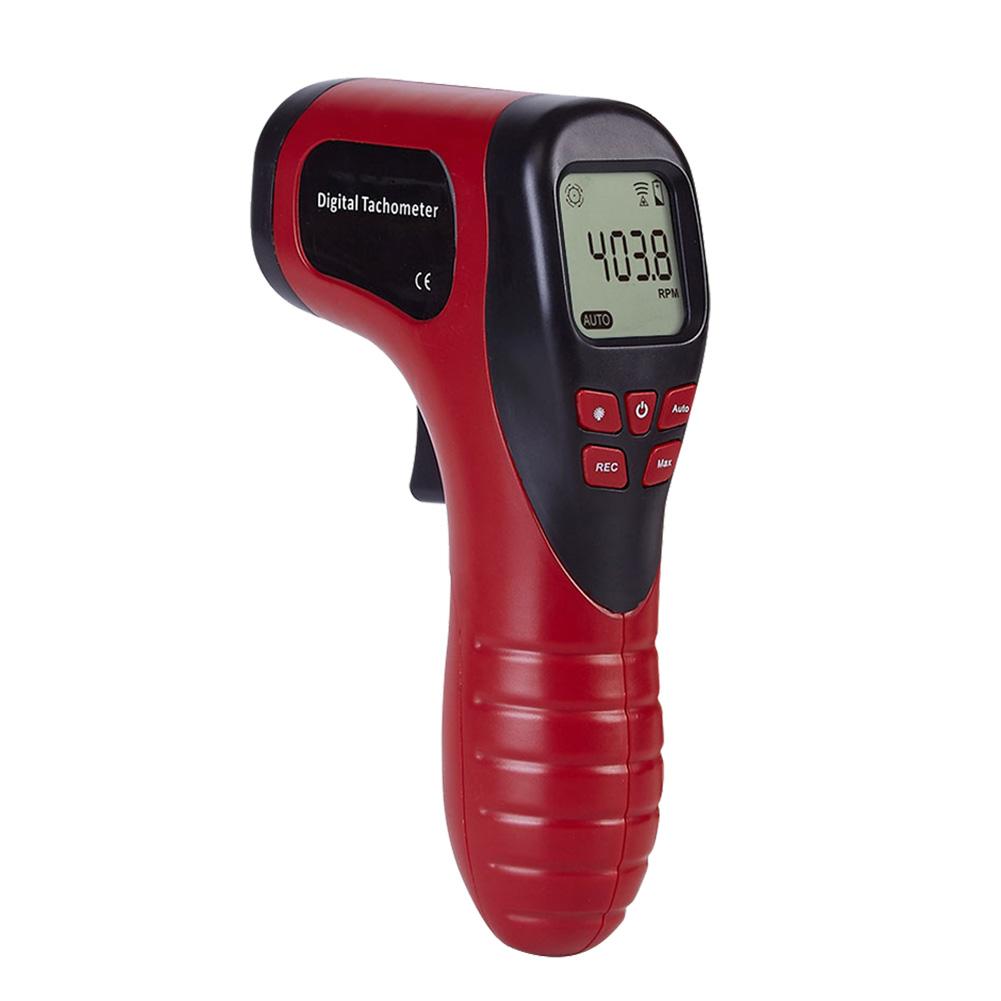 Handheld Digital Photo Tachometer RPM Meter 2.5RPM-99999RPM Non-Contact Motor Lathe Speed Gauge Motor Speed Gauge Gun Engine Use