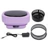 6L Mini Folding Washing Machine Dual Mode Purple Collapsible Lightweight Washer For Dorm Apartment EU Plug 100 To 240V