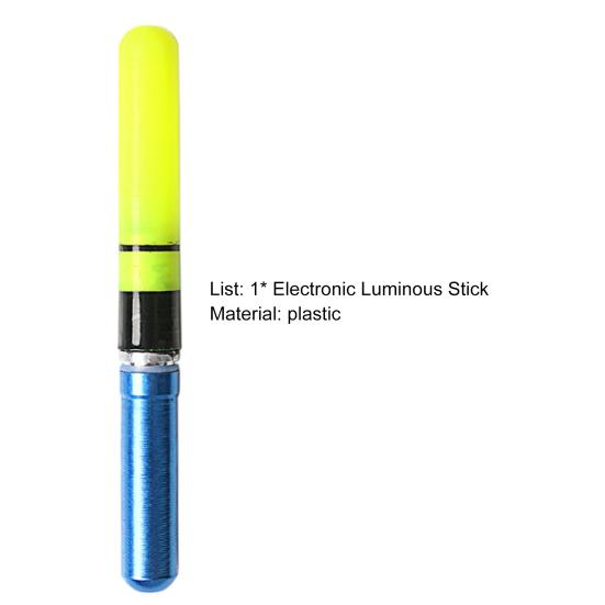 LED Stick Float Light Luminous Electronic Lightweight Super Bright Multifunctional Plastic Anti Corrosion Bobber Glow Stick for Fishing