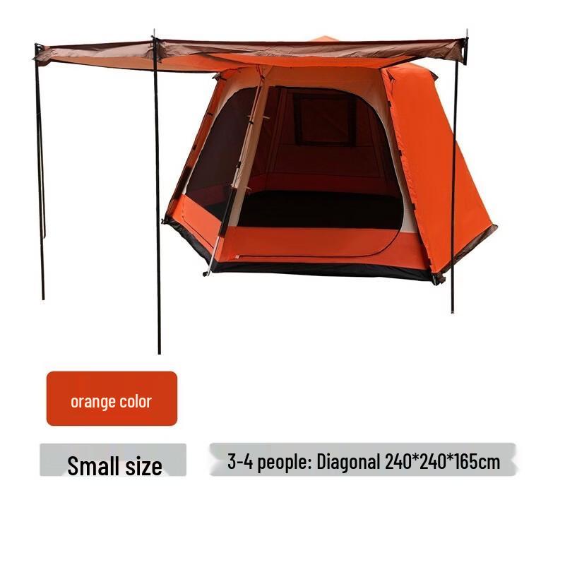 OEING Outdoor Camping Hexagonal Tent with Snow Skirt