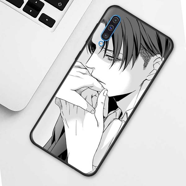 Anime Attack On Titan-deksel til Samsung Galaxy A70 A50 A90 5G A40 A30 A20 A70s A10 s A20e A10e svart silikontelefon Coque