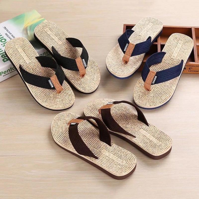 Men's Thick-Soled Beach Sandals: Summer-Resistant Ethnic Style Flip-Flops