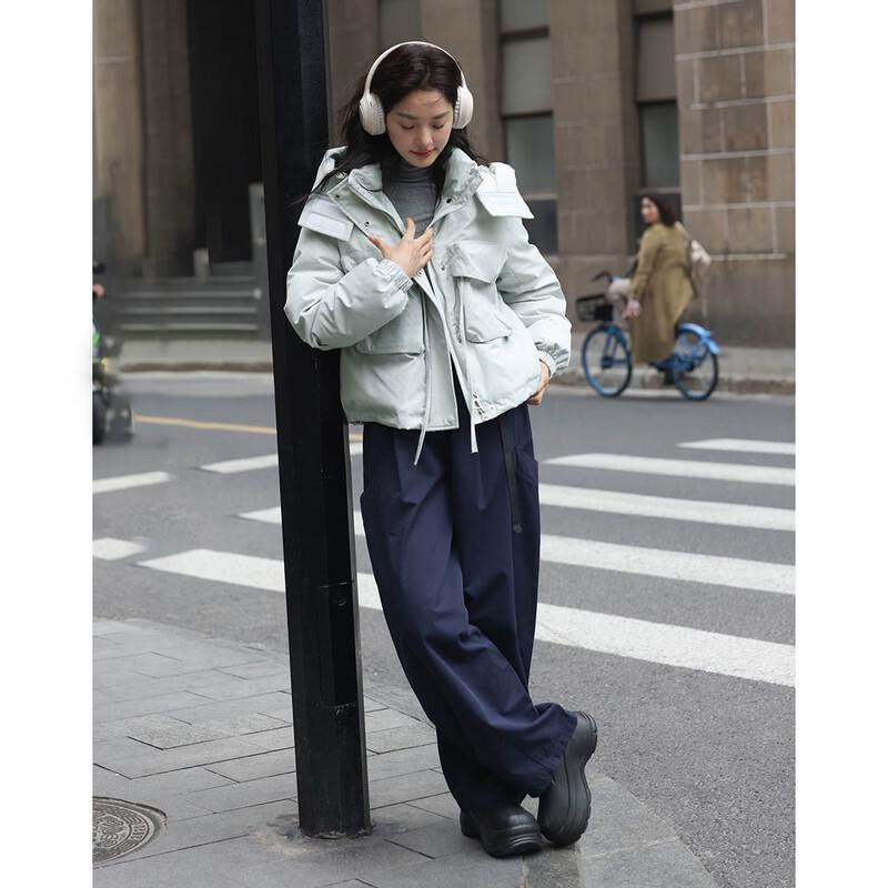 Demana Youthful Durable Women's Hooded Down Jacket