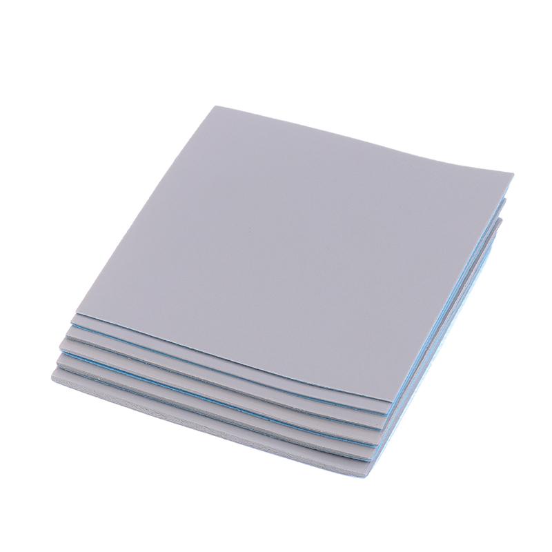 1Pc - 17W/MK GPU CPU Heatsink Cooling Conductive Silicone Thermal Pad 100x100mm Thickness 0.5/1/1.5/2/2.5/3mm Insulation Pad