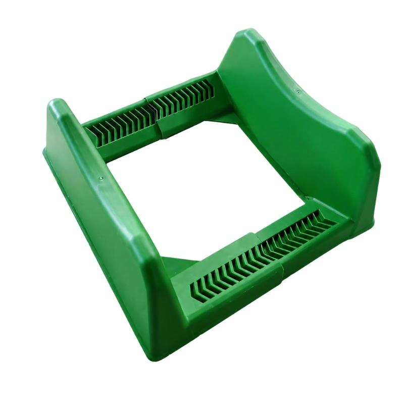 Lightweight Plastic Tire Display Stand, Open Frame Base for Automotive Shops, Storage Areas, and Home Garage Use