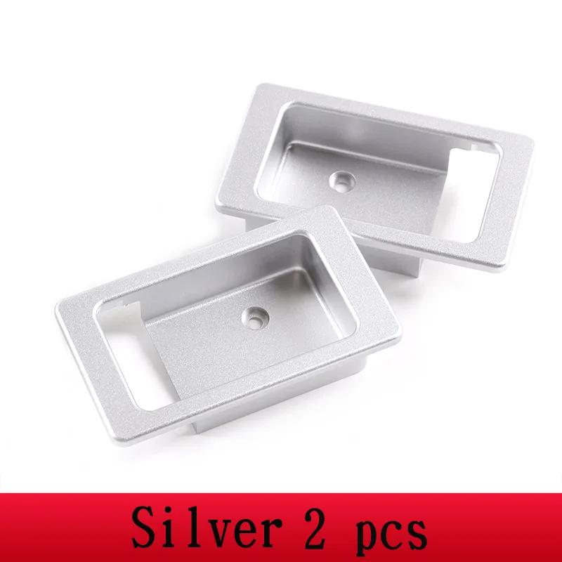 

For Land Rover Defender 90 110 130 04-18 Aluminum alloy Silver Car Inside Door bowl decoration cover Defender Auto Accessories