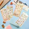 4Pcs Cute Cartoon Capybara 3D Relief Bubble Stickers Kawaii Animal Decorations DIY Scrapbook Sticker Phone Case Decoration Gifts