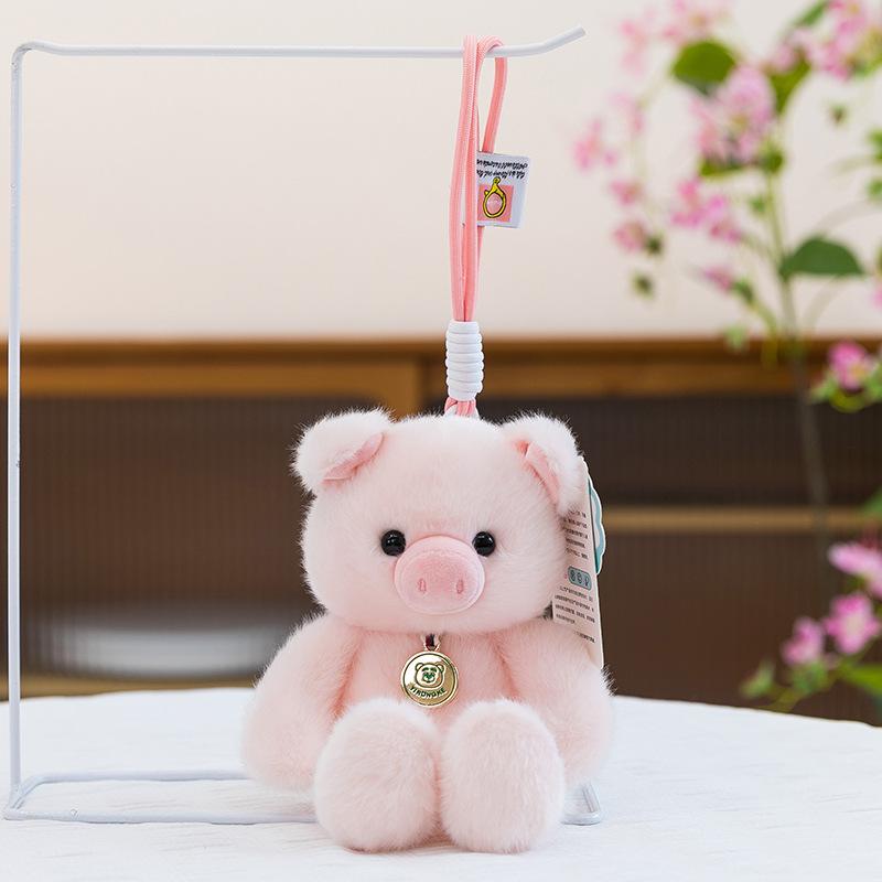 Running Animal Doll Plush Toy Cute Panda Bag Keychain Doll Doll Gift