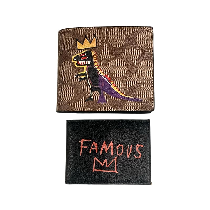 

[coach] card but a lot enter wallet/purse men s bifold bifold wallet mens wallet small BOX for goods (Brown Dragon) [product]